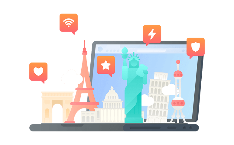 在阿鲁巴岛连接到中国的代理 - 翻回VPN